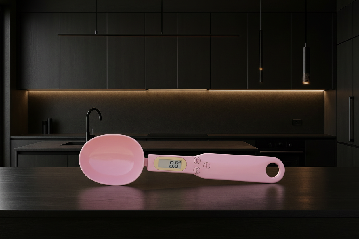 Pink Spoon Scale Angled